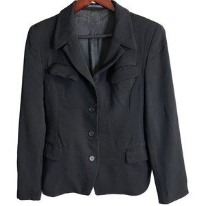 Austin Reed Black Blazer with front pockets 2 breast pockets and 2 lower pockets